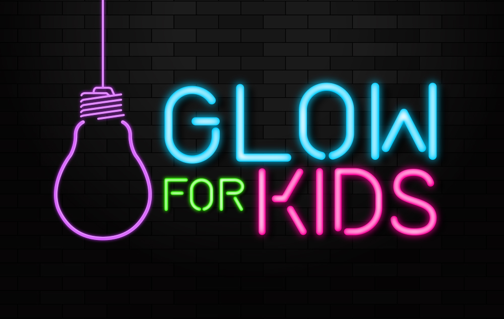Glow for Kids wall art