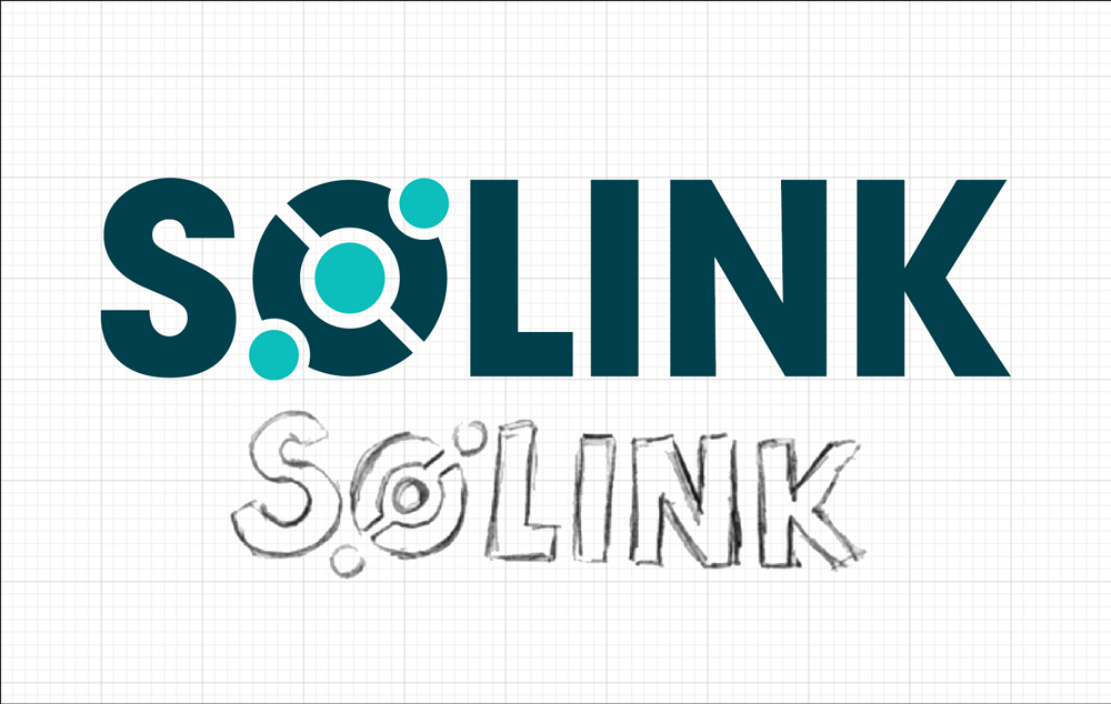 Solink original sketch turned vector